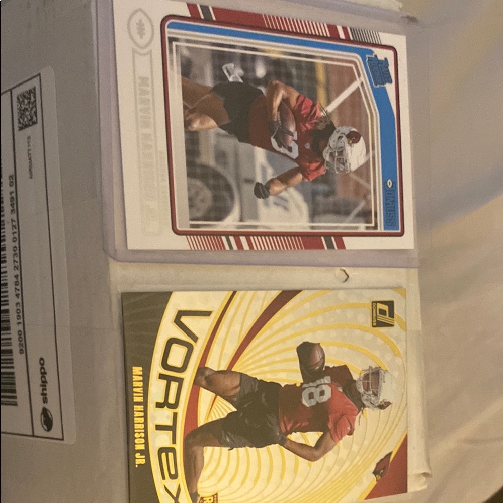 Football Trading Cards - Red and Gold